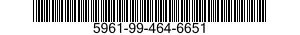 5961-99-464-6651 SEMICONDUCTOR DEVICE,DIODE 5961994646651 994646651