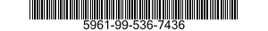 5961-99-536-7436 SEMICONDUCTOR DEVICE,DIODE 5961995367436 995367436