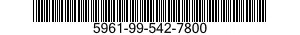 5961-99-542-7800 SEMICONDUCTOR DEVICE,DIODE 5961995427800 995427800