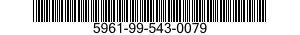 5961-99-543-0079 TRANSISTOR 5961995430079 995430079