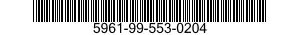 5961-99-553-0204 MOUNTING PAD,ELECTRICAL-ELECTRONIC COMPONENT 5961995530204 995530204