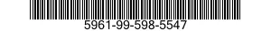 5961-99-598-5547 TRANSISTOR 5961995985547 995985547