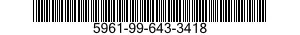 5961-99-643-3418 RECTIFIER,SEMICONDU 5961996433418 996433418