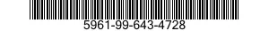 5961-99-643-4728 SEMICONDUCTOR DEVICE,DIODE 5961996434728 996434728
