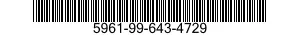 5961-99-643-4729 SEMICONDUCTOR DEVICE,DIODE 5961996434729 996434729