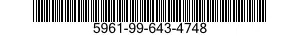 5961-99-643-4748 TRANSISTOR 5961996434748 996434748