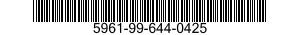 5961-99-644-0425 SEMICONDUCTOR DEVIC 5961996440425 996440425