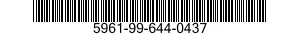5961-99-644-0437  5961996440437 996440437