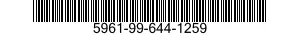 5961-99-644-1259 TRANSISTOR 5961996441259 996441259