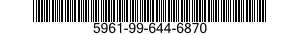 5961-99-644-6870 TRANSISTOR 5961996446870 996446870