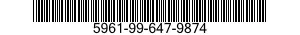 5961-99-647-9874 TRANSISTOR 5961996479874 996479874