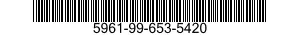 5961-99-653-5420 RECTIFIER,SEMICONDUCTOR DEVICE 5961996535420 996535420