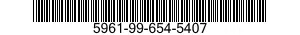 5961-99-654-5407 TRANSISTOR 5961996545407 996545407