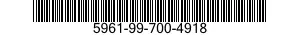5961-99-700-4918 TRANSISTOR 5961997004918 997004918