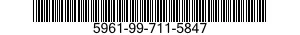 5961-99-711-5847 RECTIFIER,SEMICONDUCTOR DEVICE,UNITIZED 5961997115847 997115847
