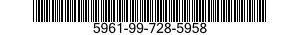 5961-99-728-5958 TRANSISTOR 5961997285958 997285958