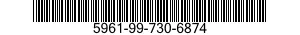 5961-99-730-6874 SEMICONDUCTOR DEVICES,UNITIZED 5961997306874 997306874
