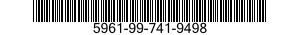 5961-99-741-9498 TRANSISTOR 5961997419498 997419498