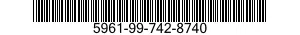 5961-99-742-8740 TRANSISTOR 5961997428740 997428740