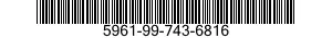 5961-99-743-6816 SEMICONDUCTOR DEVICE,DIODE 5961997436816 997436816