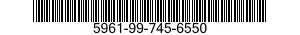 5961-99-745-6550 SEMICONDUCTOR DEVICE,DIODE 5961997456550 997456550