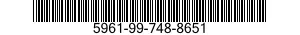 5961-99-748-8651 SEMICONDUCTOR DEVICE,DIODE 5961997488651 997488651