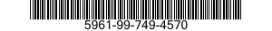 5961-99-749-4570 SEMICONDUCTOR DEVICE,DIODE 5961997494570 997494570