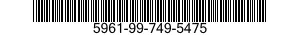 5961-99-749-5475 TRANSISTOR 5961997495475 997495475