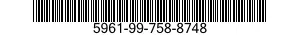 5961-99-758-8748 SEMICONDUCTOR DEVICES,UNITIZED 5961997588748 997588748