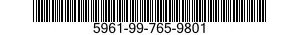 5961-99-765-9801 LIGHT EMITTING DIOD 5961997659801 997659801