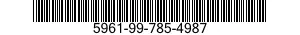 5961-99-785-4987 SEMICONDUCTOR DEVICE,DIODE 5961997854987 997854987