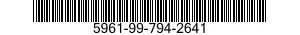 5961-99-794-2641 SEMICONDUCTOR DEVIC 5961997942641 997942641