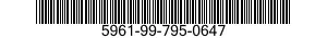 5961-99-795-0647  5961997950647 997950647