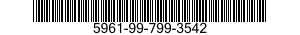5961-99-799-3542 SEMICONDUCTOR DEVICE,DIODE 5961997993542 997993542