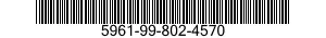 5961-99-802-4570 SEMICONDUCTOR DEVICE,DIODE 5961998024570 998024570