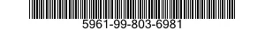 5961-99-803-6981 SEMICONDUCTOR DEVIC 5961998036981 998036981