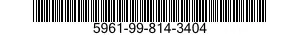 5961-99-814-3404 TRANSISTOR 5961998143404 998143404