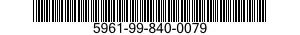 5961-99-840-0079 TRANSISTOR 5961998400079 998400079