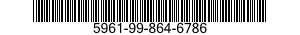 5961-99-864-6786 SEMICONDUCTOR DEVICE,DIODE 5961998646786 998646786