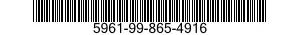 5961-99-865-4916 SEMICONDUCTOR DEVICE,DIODE 5961998654916 998654916