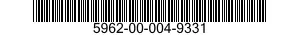 5962-00-004-9331  5962000049331 000049331