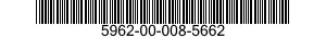 5962-00-008-5662  5962000085662 000085662