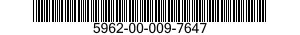 5962-00-009-7647 MICROCIRCUIT,DIGITAL 5962000097647 000097647
