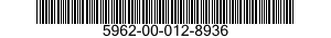 5962-00-012-8936  5962000128936 000128936