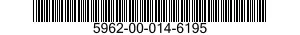 5962-00-014-6195 MICROCIRCUIT,LINEAR 5962000146195 000146195