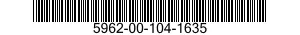 5962-00-104-1635  5962001041635 001041635
