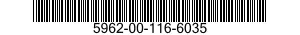 5962-00-116-6035  5962001166035 001166035