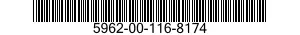 5962-00-116-8174 MICROCIRCUIT,LINEAR 5962001168174 001168174