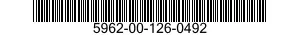 5962-00-126-0492 MICROCIRCUIT,LINEAR 5962001260492 001260492