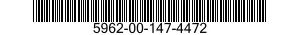 5962-00-147-4472 MICROCIRCUIT,LINEAR 5962001474472 001474472